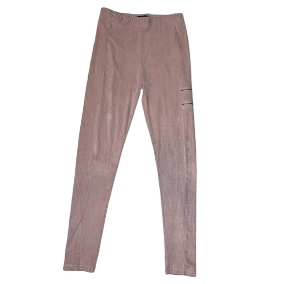 Y2K Privy Privately Privileged Dusty Pink Velvet Zipper Track Suit woman’s XS - Picture 4 of 16